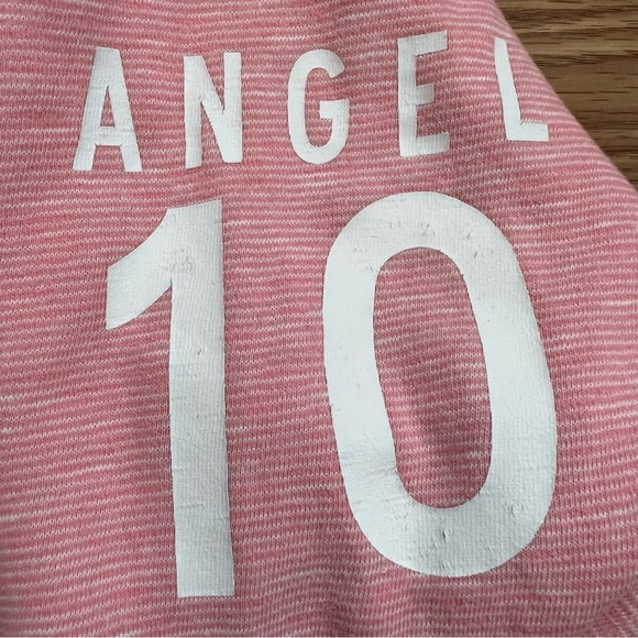 🌟SOLD🌟Victoria’s Secret pink striped drawstring hoodie - Picture 2 of 4